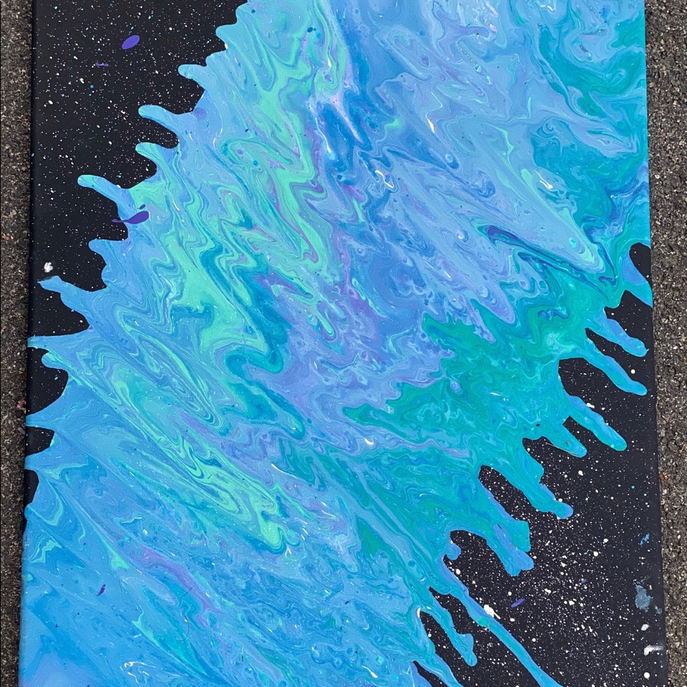 “Into the Universe” Canvas painting HANDMADE